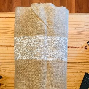 Burlap & Lace Tabletop